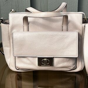 Kate Spade New York Tusk Color Meghan Long Strap Satchel with Front Pocket